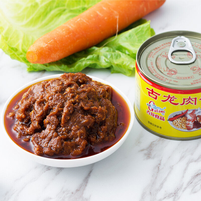 Gulong Xiamen specialty meat sauce shiitake mushroom meat sauce 180g food canned Main image
