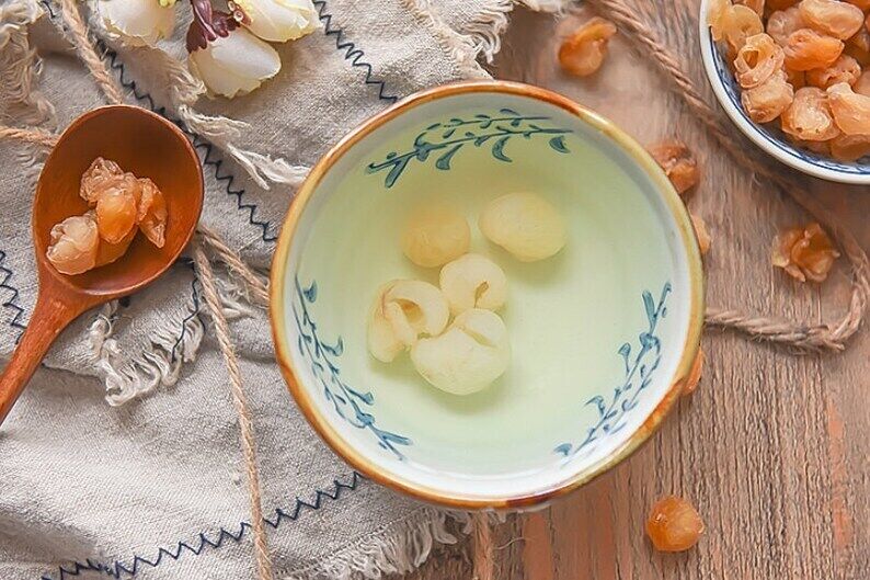 Premium Longan Meat Dried Longan Blooming Fruit Tea Chinese Natural Herb