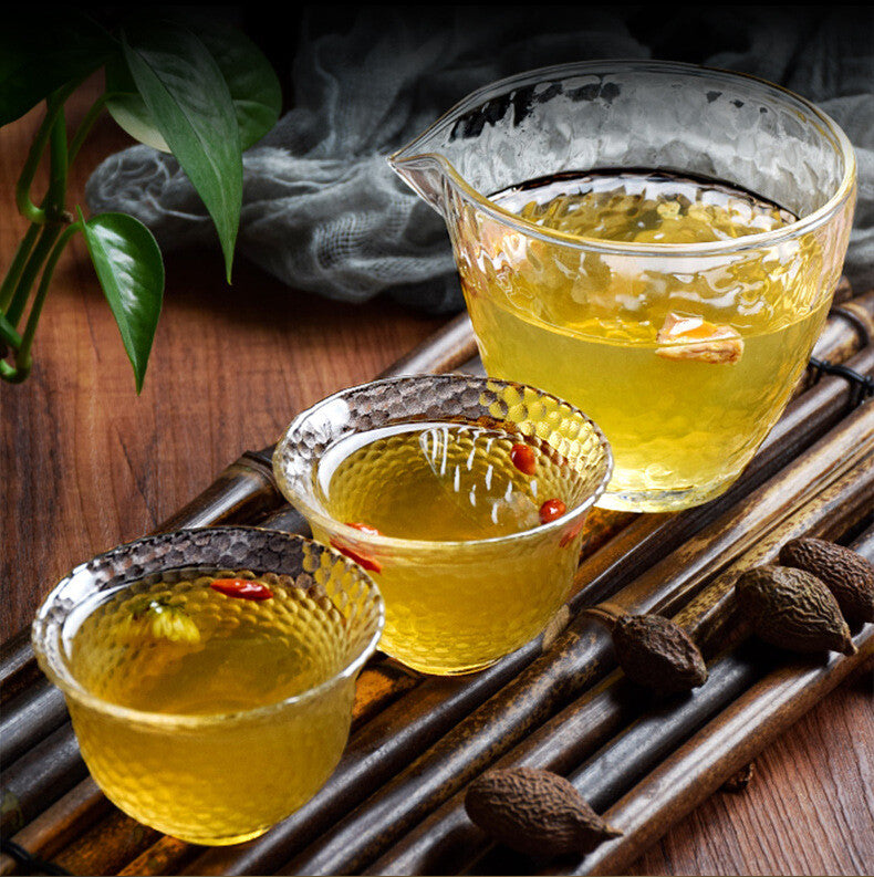 Herbal Comfort Tea with Loquat Licorice Chrysanthemum and Radish Seed