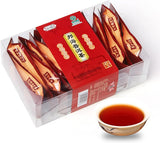Chinesisch Puer Teebeutel Lose Blätter Florales Aroma Dunkler Tee 70g/15 Packun