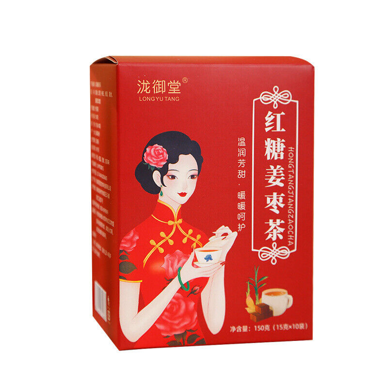 Brown Sugar Ginger Tea Red Dates Longan Goji Ginger Herbal Tea Bags