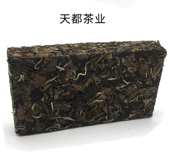 350g Fuding white tea Shoumei tea brick old white tea brick alpine Panxi