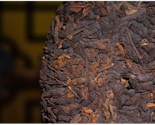 Puerh Ripe Tea Old Banzhang Ripe Tea Cake 357g Pu'er Tea Yunnan Pu'er Tea Cake