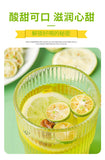 Hot! summer cold brewed fruit tea, dried green orange juice, lemon tea