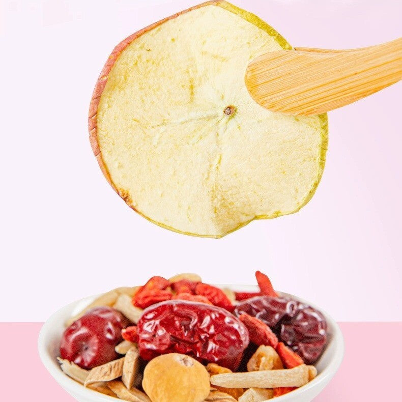 Apple Astragalus Water, Oat, Jujube, Goji, Fig Tea Blend for Women Herbal Drink