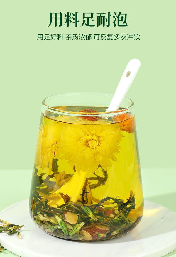 Tea for Heat Relief & Detox - Herbal Tea Lotus Seed Heart & Honeysuckle