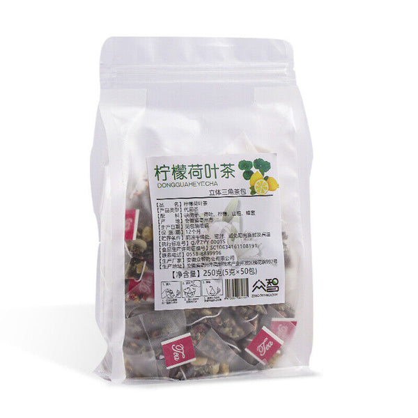 Lemon Lotus Leaf Tea Combination Triangle Tea Hawthorn Lemon Honey Tea Bag