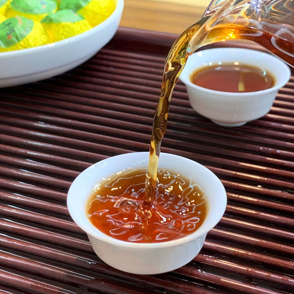 Xinhui Mini Tangerine Pu-erh Tea with Fruity Aroma Loose Leaf Aged Tea