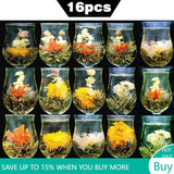 16 kinds of flower Handmade Blooming Flower Tea Herbal Crafts Flowers tea 130g