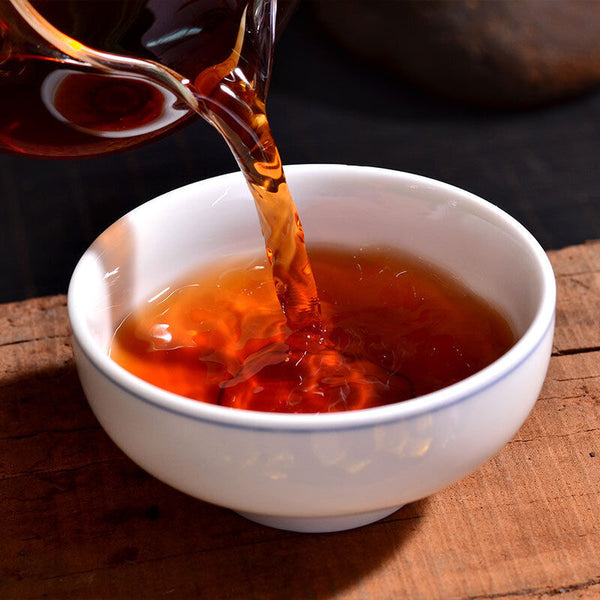 High Quality Puerh Ripe Tea Cake Golden Bud Tea Cake 100g