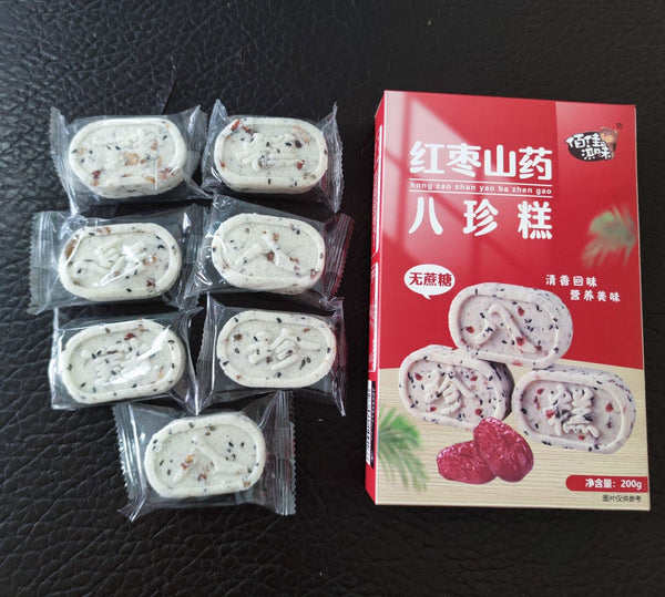 Sucrose-free Red Dates Yams Eight Treasures Cakes  Snacks Meal Replacements