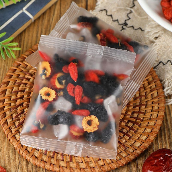Healthy Mulberry and Black Goji Berry Flower Health Package