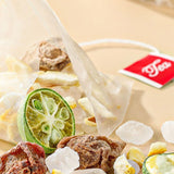 Summer Cold Brew: Green Plum, Lemon Tea with Freeze-Dried Fruits