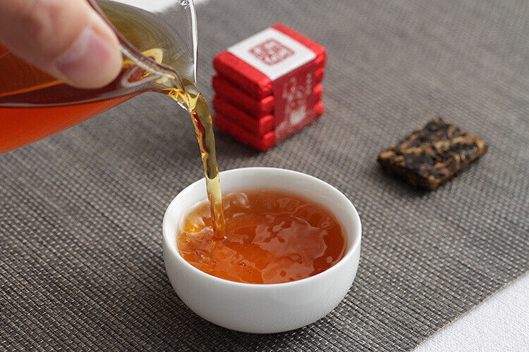 500g Yunnan Fengqing Kung Fu Black Tea Dian Hong Xiao Tuocha Golden Square Brick
