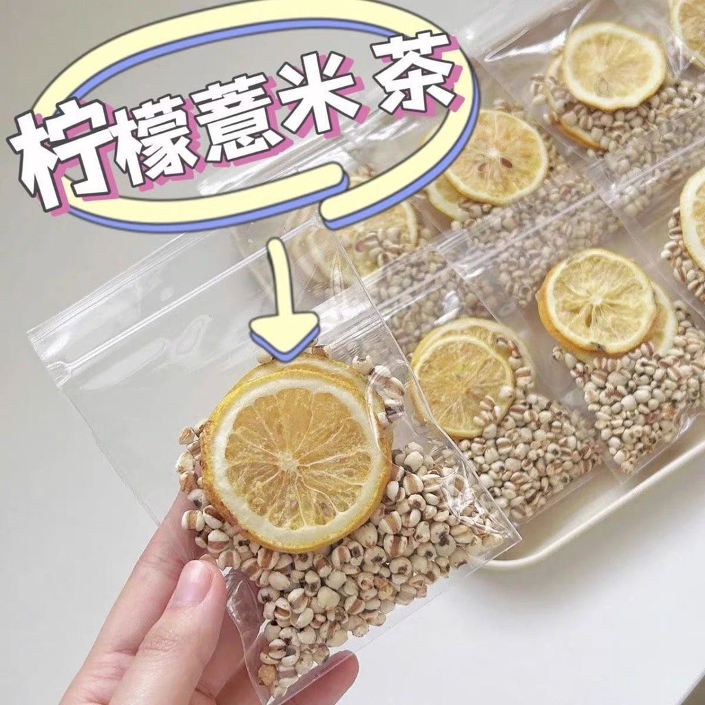 Job's Tears Lemonade Individually Wrapped Tea Fresh Lemon