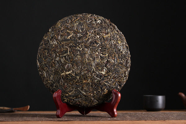 357g Yunnan Pu'er Tea Bulang Mountain Raw Cake Big Old Tree Seven Seeds Cake
