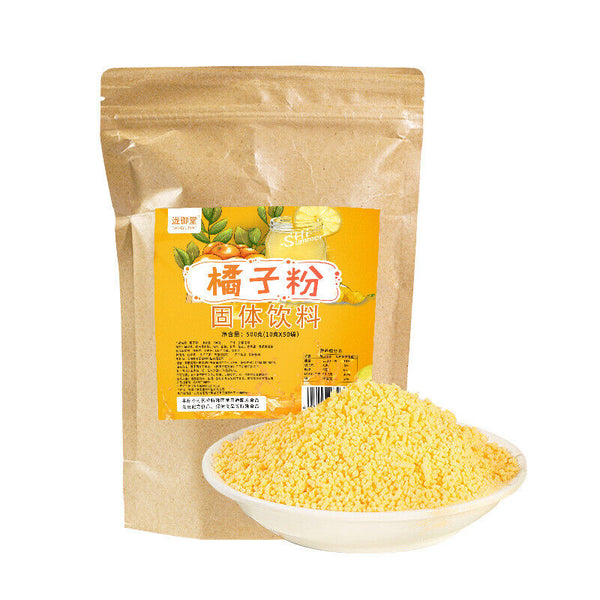 Instant Orange Powder Fruit Juice, Lemon Iced Tea Powder Beverage Drink Mix