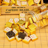 Yunnan Menghai Aged Ancient Tree Gongting Ripe Tea Mini Golden Brick Pu-erh Tea