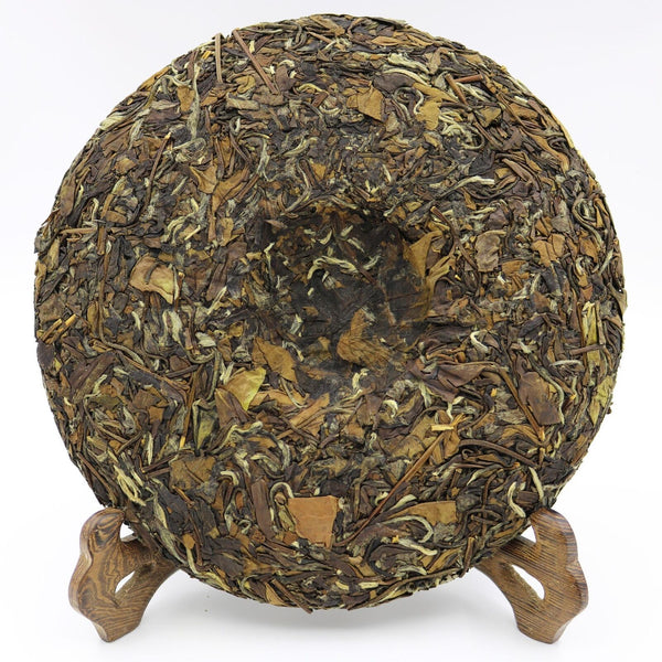 Fuding Gongmei white cake tea sun white tea Natural Puer Tea Cake 100g/3.52oz