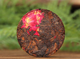 Fragrant Flower Tea Yunnan Pu-erh Tea Cake with Rose Petals Aged Rose Pu-erh Tea