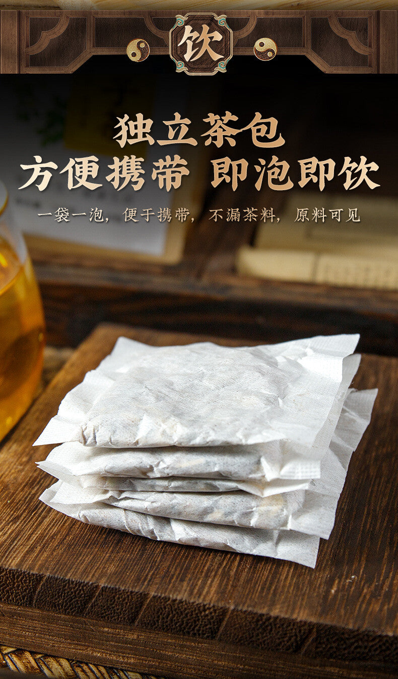 Goji Burdock Herbal Tea Bags for Wellness Honeysuckle Chrysanthemum Cassia Seed