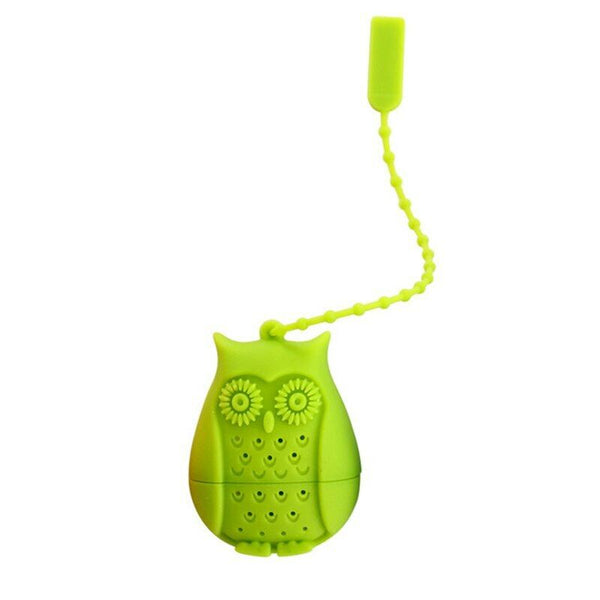 Tea Strainer Silicone Filter Coffee Tea Infuser Useful Owl Loose Tea Diffuser