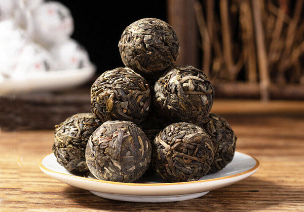 500g Yunnan Pu'er Raw Tea Dragon Pearl Tea Lincang Iceland Raw/ripe Pu'er Tea