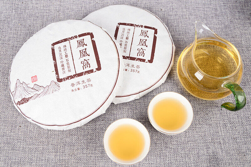 High Quality Yunnan Tea Yiwu 357g Raw Tea Cake 云南茶叶 易武凤凰窝 357克生茶饼