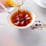 High-Quality Yunnan Pu'er Tea Ripe Tea Cake 357g Dingjiazhai Sealed Packaging