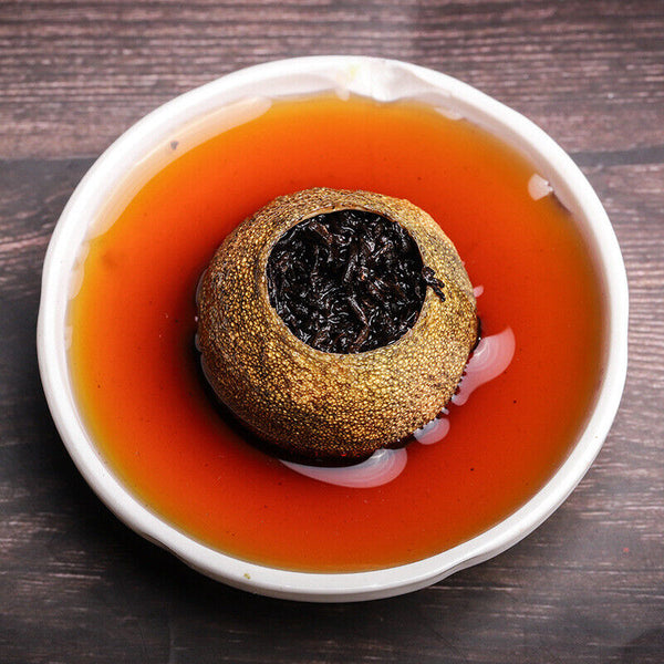 Orange Mandarin Orange Chenpi Pu'er Ripe Tea 250gXinhui Mandarin Tea Xiaoqinggan