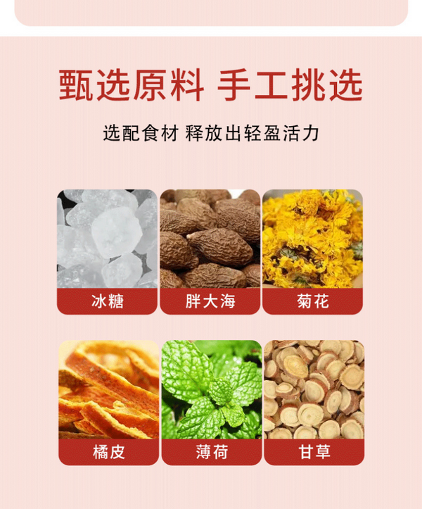 Fatty Sea Chrysanthemum Tea Bag Tea Honeysuckle Tea Chen Pi Licorice Tea 125g