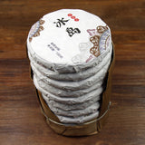 100 g 10 gâteaux Thé Pu'er du Yunnan Thé cru islandais Wuzhai Pu'er