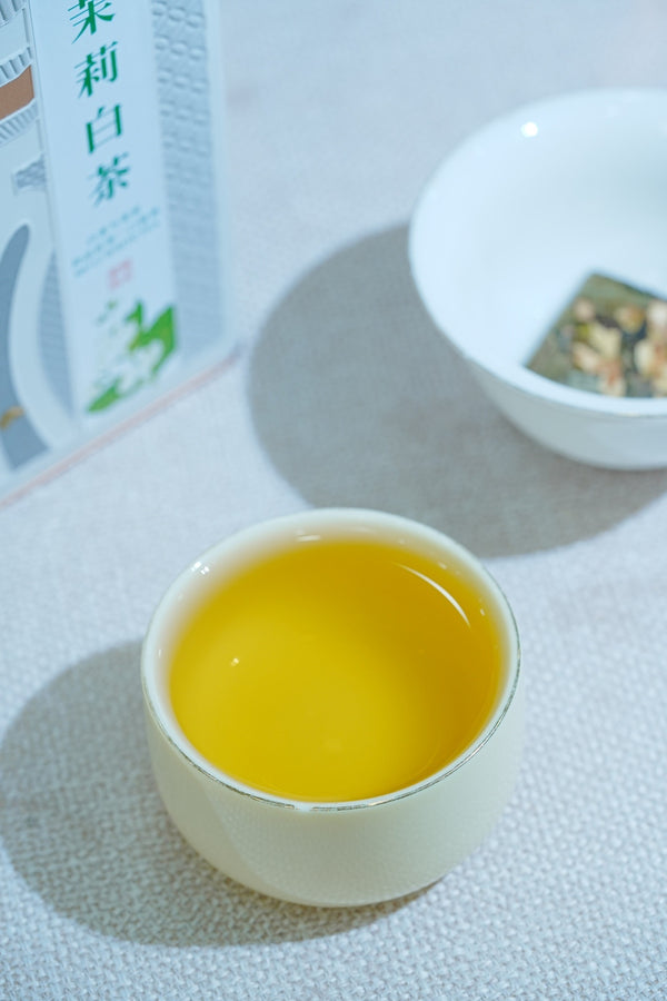 Floral Fruity Aroma Aged White Tea Gift Box Natural Fuding Jasmine White Tea