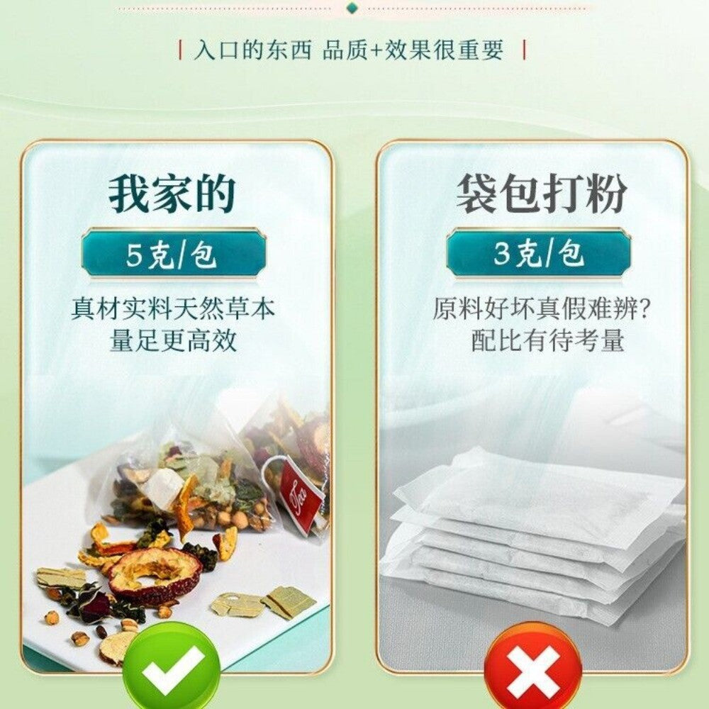 Womens Detox Weight Loss Tea Poria Coix Hawthorn Lotus Leaf Secondary image