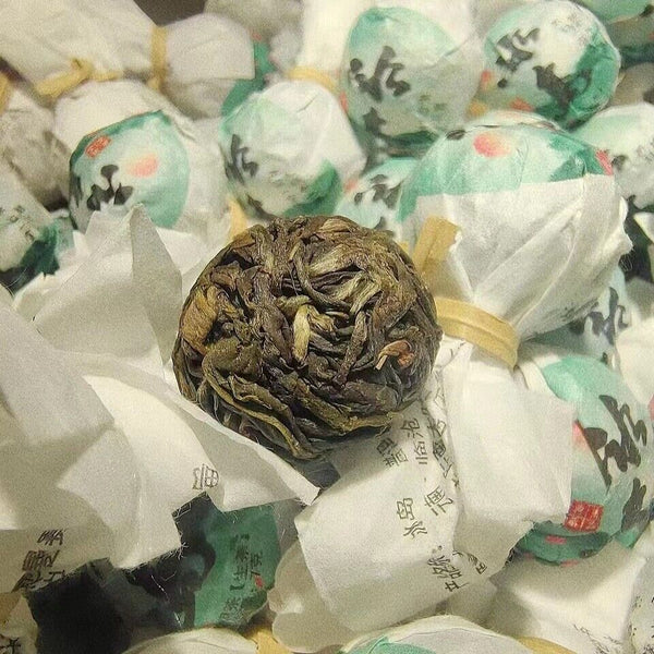 Longzhu Puerh Tea Mint Hetang Pu-erh Tea Raw Tea 500g 7g/pcTea Pu-erh Tea