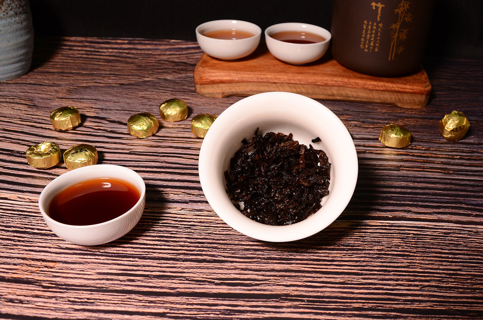 500g Golden Classics Mini Tuocha Original Flavor Ripe Tea Yunnan Pu'er Tea