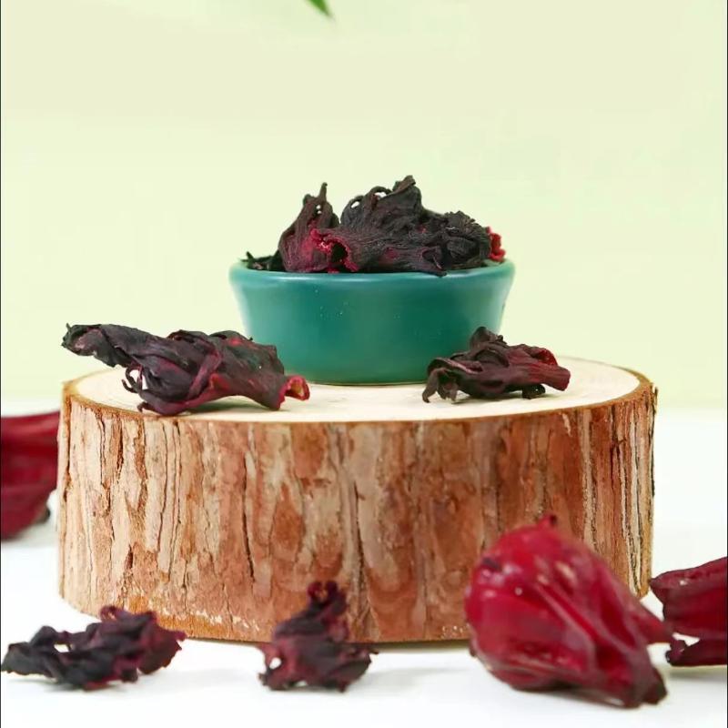 50g per Can - Comprising Dried Roselle and Rose Hips Luo Shen Hua Tea
