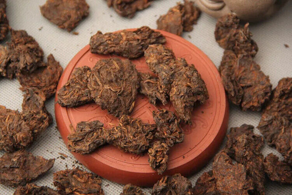Pu'er Old Tea Head Natural Tuo Super-grade Jinya Menghai Head Cooked 250g