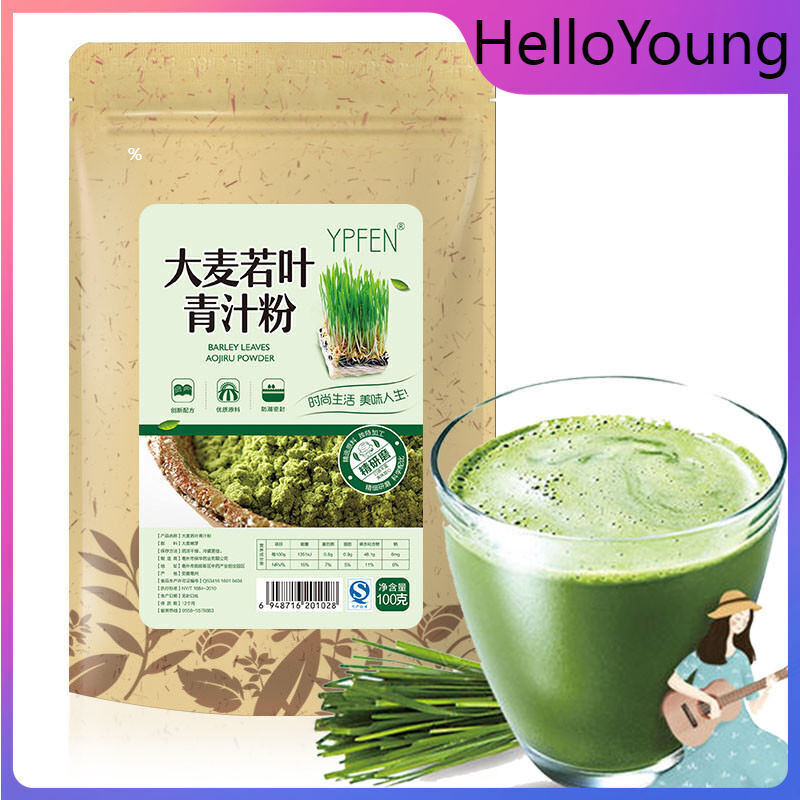 100g Healthy Drink 100% Pure Natural Organic Wheat Seedling Grass Extract Powder Main image