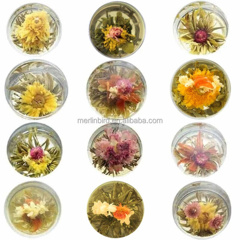 NEW Hand-made Beautiful Blooming Flower Tea Ball Dried Flowers Tea 20pcs