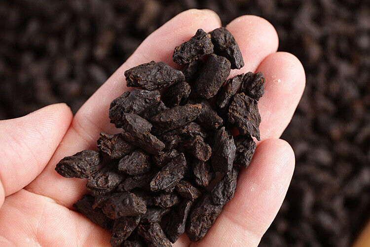 Yunnan Puerh Menghai Ripe Tea Jasmine Tea Fossil 500g Tin