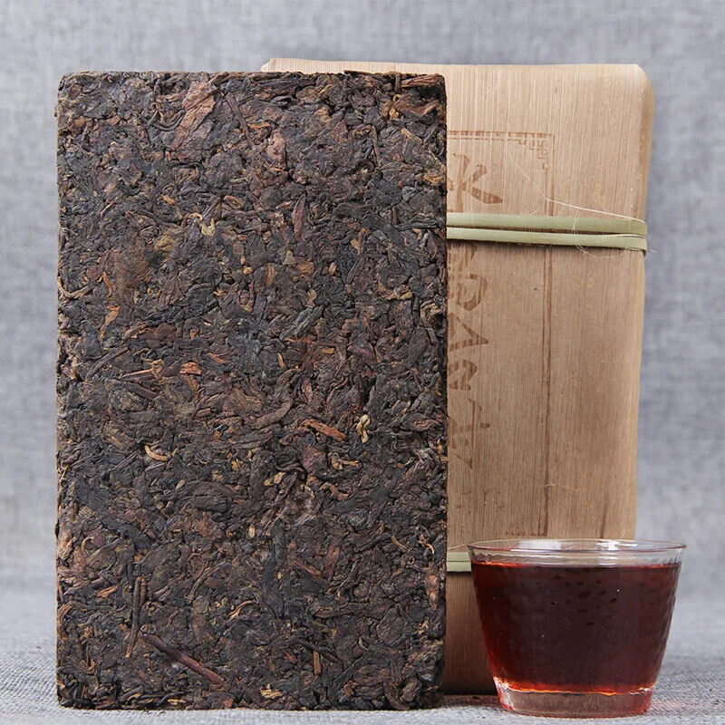 Pu'er Ancient Tree Camphor Fragrance Pu'er Tea Brick Ripe Tea Yunnan Tea 500g