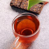 Daiyi Pu-erh Tea Amber Square Brick Ripe Yunnan Menghai 60g x 4 Bricks/Box