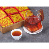 36g * 10 Pu'er Tea Brick Old Cooked Tea Class Seal Golden Bud Ancient Tree Tea