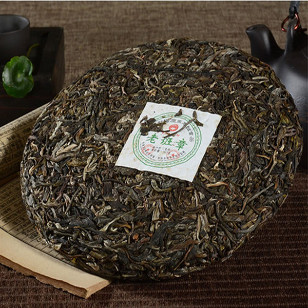 Health Cha Pu Er Tea Sheng Puer Tea LaoBanZhang China Yunnan Aged Puerh Tea 357g