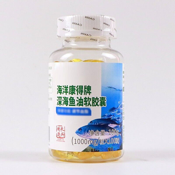 Deep Sea Fish Oil Softgel(1000mg/capsule*100 capsules)
