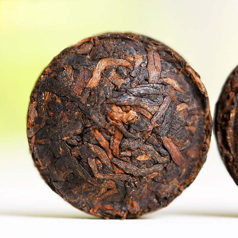 30Pcs Glutinous Rice Fragrance Pu-erh Cooked Tea Yunnan Puerh Ripe Tea Cake Secondary image