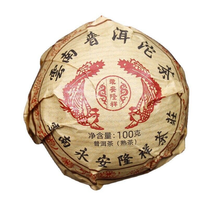 100g Yunnan Phoenix Tuocha Pu'er ripe tea Golden Bud Tuo black tea leaves Main image