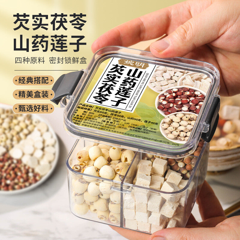 Poria 205g Sishen Soup Health Tea Wanming Yam Lotus Seed Gorgon