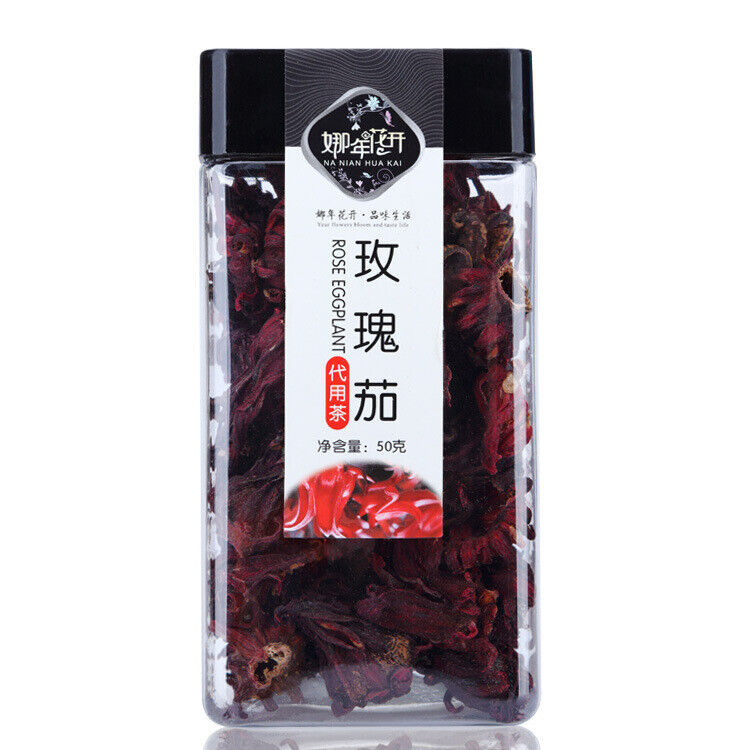 50 Keluo Shen Fang canned Herbal healthy rose eggplant flower tea Secondary image